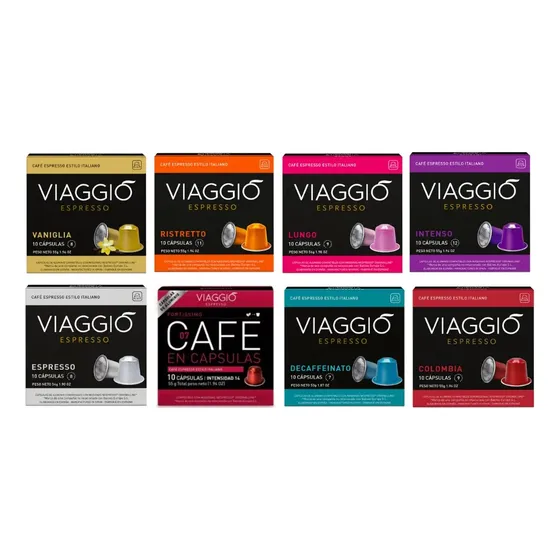 Pack 120 Capsulas Viaggio Espresso Compatible Nespresso