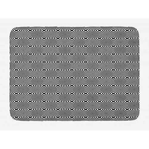 Alfombrilla Baño Ilusion Optica Lunarable Patron Arte Op X