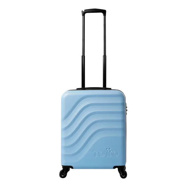 Maleta De Viaje Cabina 10 Kg Rígida Bazy Azul Totto Full
