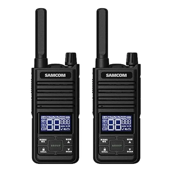 Samcom T2 Gmrs Radio Bidireccional, 2 W De Largo