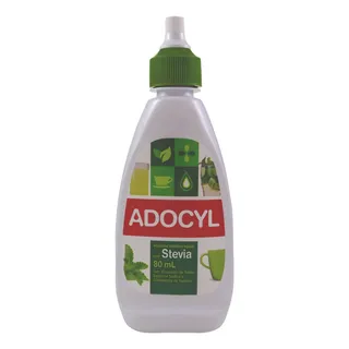 Adoçante Adocyl Stevia LĂquido Sem GlĂșten 80 Ml Adoçante Adocyl Stevia LĂquido Sem GlĂșten 80 Ml