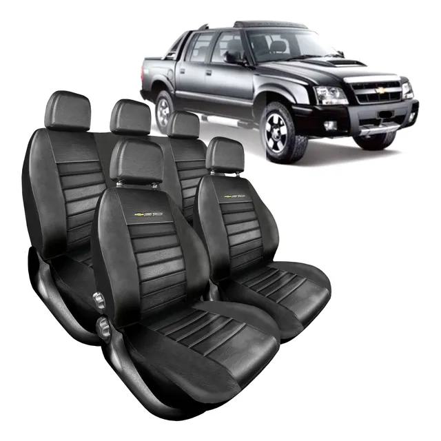 Funda Cubre Asiento Cuero Pu  Chevrolet S-10 D/c -/2012  
