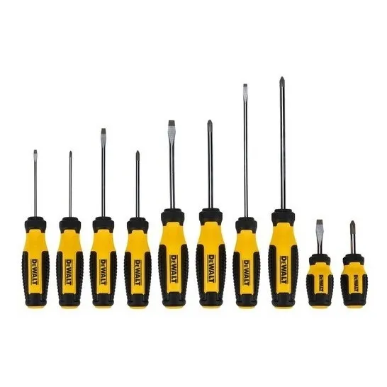 Juego De Destornilladores Dewalt 10 Pzas Dwht65201