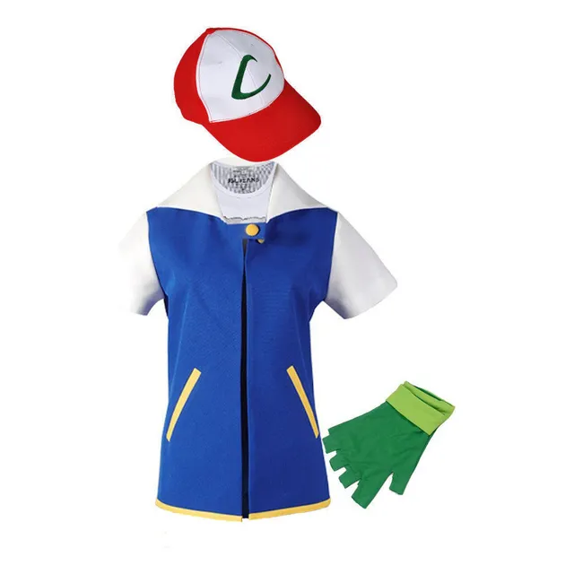 C Traje De Pokémon Entrenador Cosplay Disfraz De Halloween