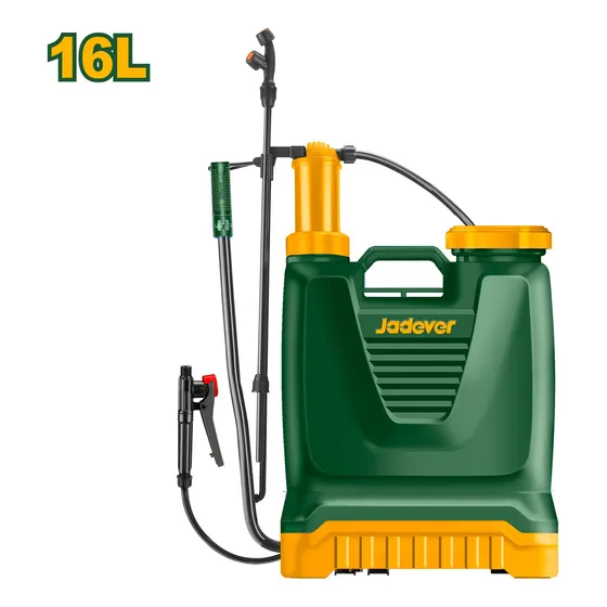 Rociador Fumigador Pulverizador Tipo Mochila 16 Lt Jadever Color Verde