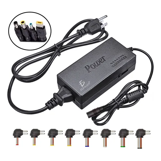 Cargador Universal Laptop 12 Conector Voltaje Variable T3196