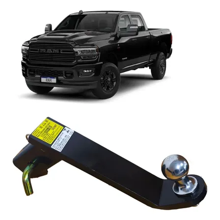 Engate Reboque Dodge Ram 2500 2021 2022 2023 2024 3500kg