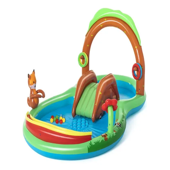 Centro De Juegos Friendly Woods 295x199x130cm - Bestway