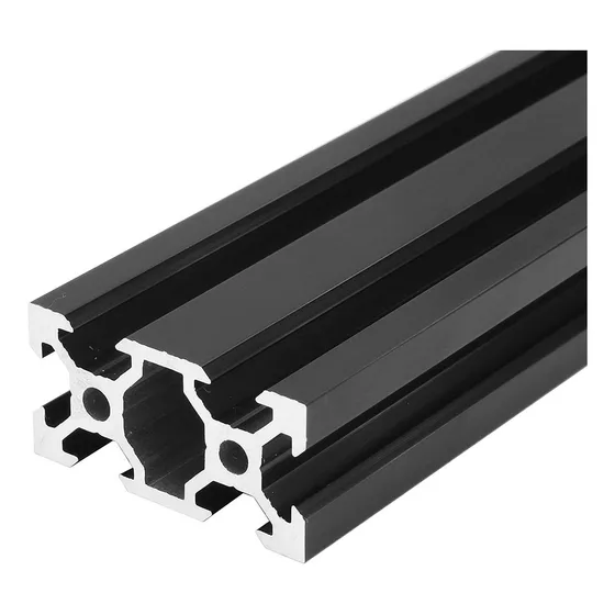 Perfil Aluminio (v-slot) 20x40 Negro 500mm - Cimech 3d