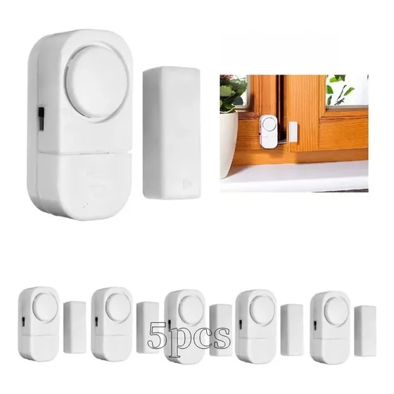 Sensor Para Puertas, Alarma Fuerte 5 Piezas Para Casa