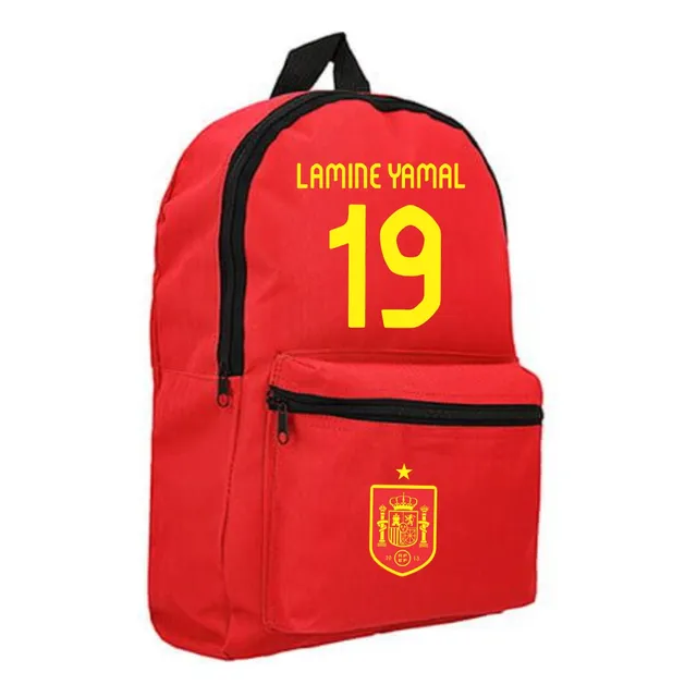 Mochila Clásica Con 2 Cierres Estampada Lamine Yamal España