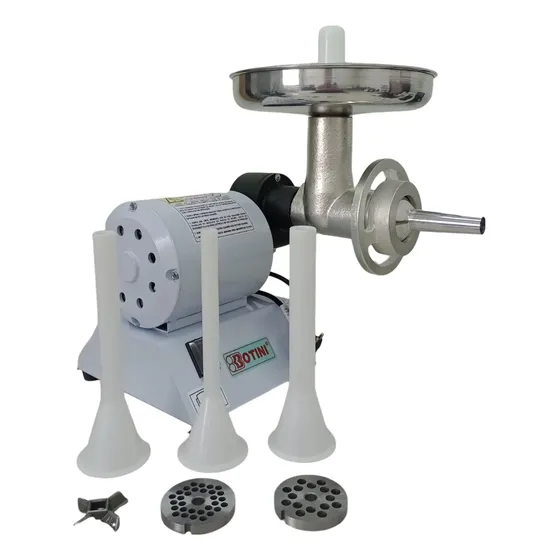 Moedor De Carne Elétrico Botini Com Kit De 3 Funis F M G
