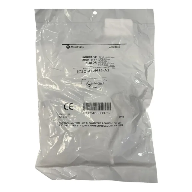 872c-a10n18-a2   Allen Bradley Inductive Proximity Sensor