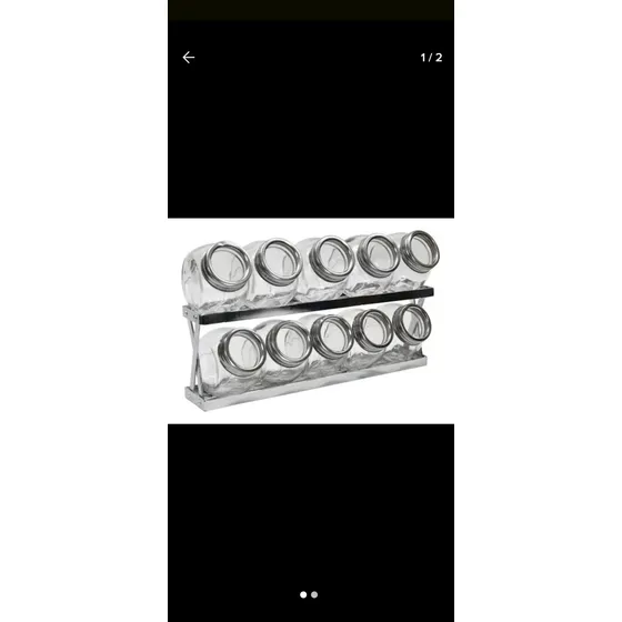 Condimentado De Vidrio Y Acero Inoxidable