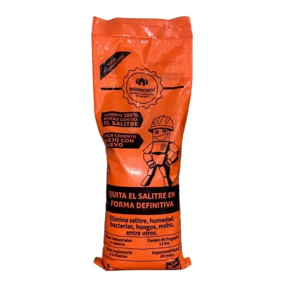 Resanacreto Antisalitre 20kg=40mt Libre De Salitrepermanente