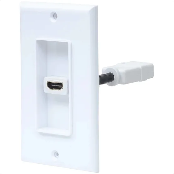 Placa De Pared Manhattan Hdmi De 1 Puerto Conector 771719
