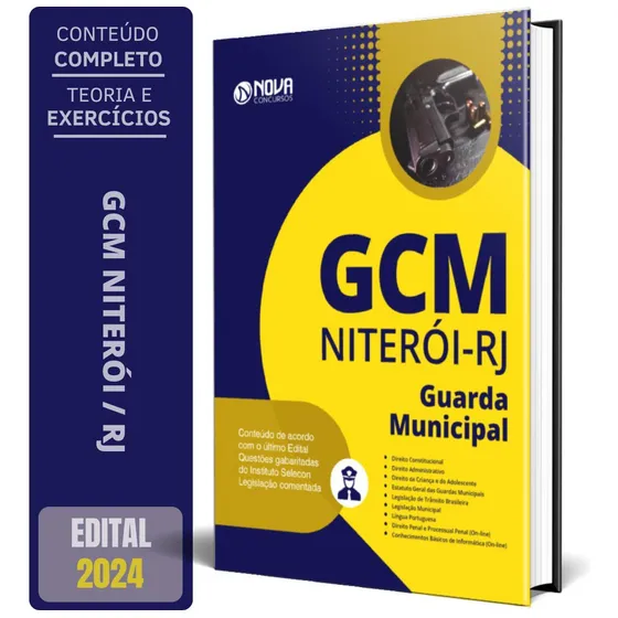 Apostila Gcm Niterói Rj 2024 - Guarda Municipal