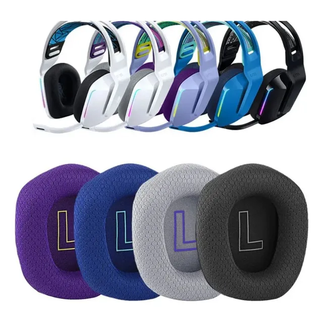 Almofada Compatível Headset Logitech G733 G335 G535 Espumas
