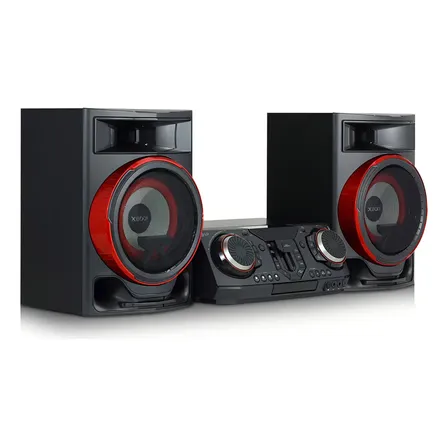 Mini System LG XBOOM - 2350W RMS, Graves Potentes, Karaokê, DJ Set e Party Speaker - CL87
