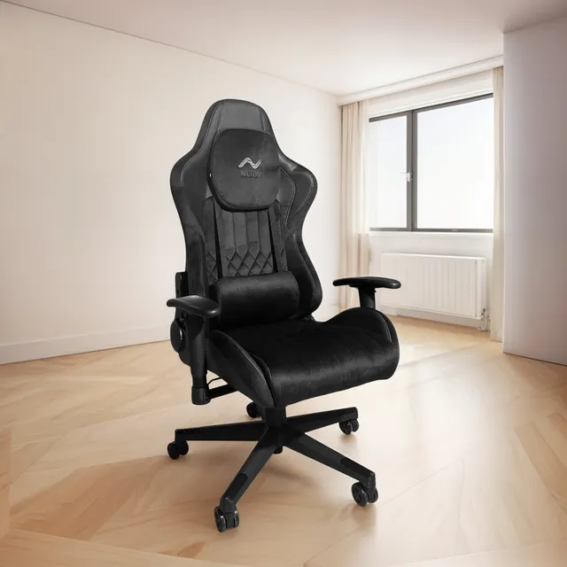 Silla Gamer Pro Pc Ergonomica Sg03 Negro Nictom Reclinable