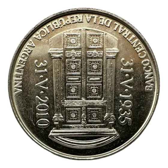 Argentina - 2 Pesos - Año 2010 - Cj #7.7 - B. C. R. A
