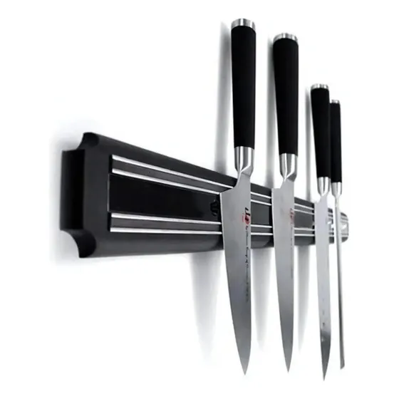Barra Magnética Imã Suporte Facas Ferramentas Cozinha 33cm Churrasco