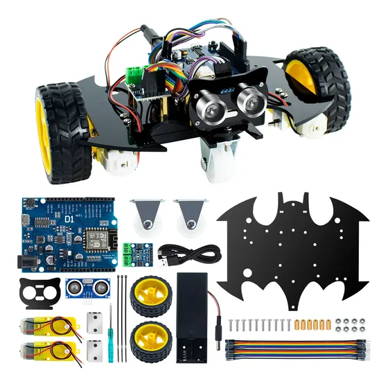 Carro Robot Batman 2wd Automatización Instructivo Codigo App