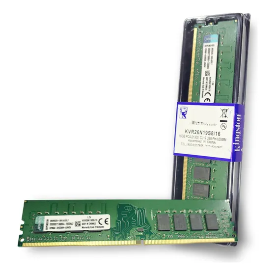 Memoria Ram Para Pc 16gb Ddr4 2666mhz Pc4-21300 Kingston