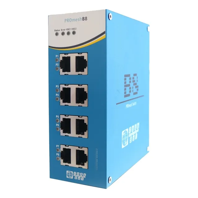Switch Ethernet Industrial De 8 Puertos