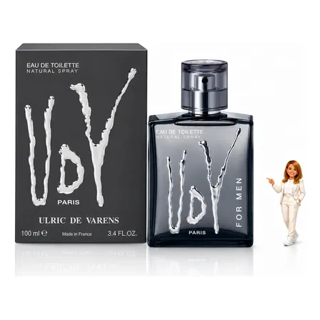Perfume Udv For Men Ulric De Varens Edt 100ml Masculino Cítrico Amadeirado