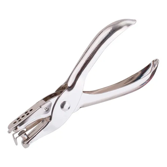 Perforador Metálico Tipo Alicate 1 Hueco 6mm 8 Pág. Deli
