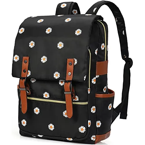 Malaxlx Black Vintage Bookbag Para Estudiantes 9fjl2