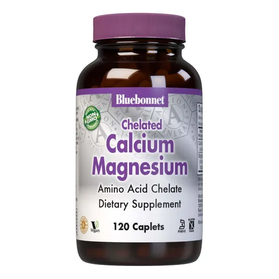 Suplemento Bluebonnet Albion Quelated Calcio Magnesio 120