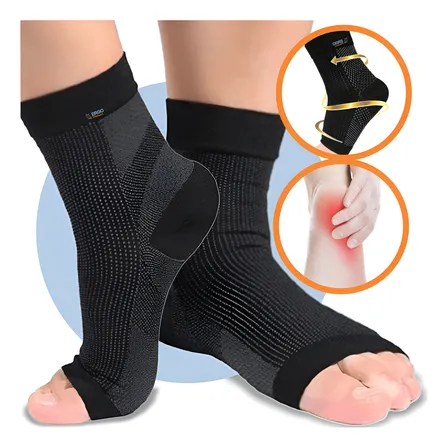 Meia Sem Ponteira Original De Alta Compressão Para Dores