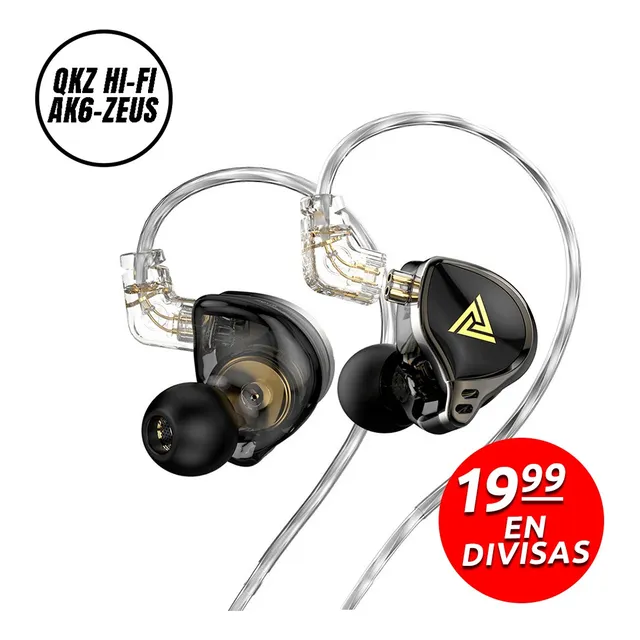 Audífonos Alambricos Pro Hi-fi Micrófono Kzx