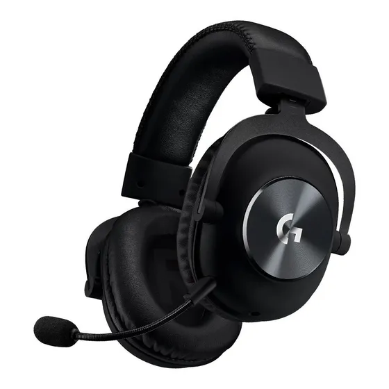 Headset Gamer Logitech G PRO, 7.1 Dolby Surround USB, Cor Preto