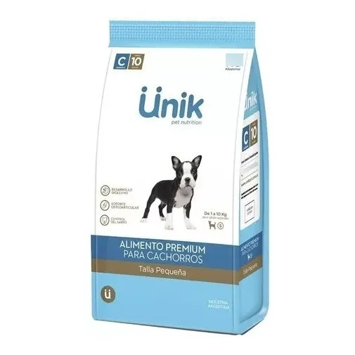 Alimento Balanceado Perros Unik Cachorros Razas Pequeñas 3kg