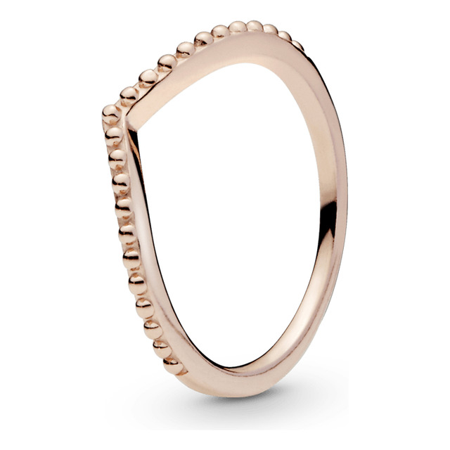 Anel Pandora Chevron Contas Em Ouro Rose Anel Pandora Chevron Contas Em Ouro Rose
