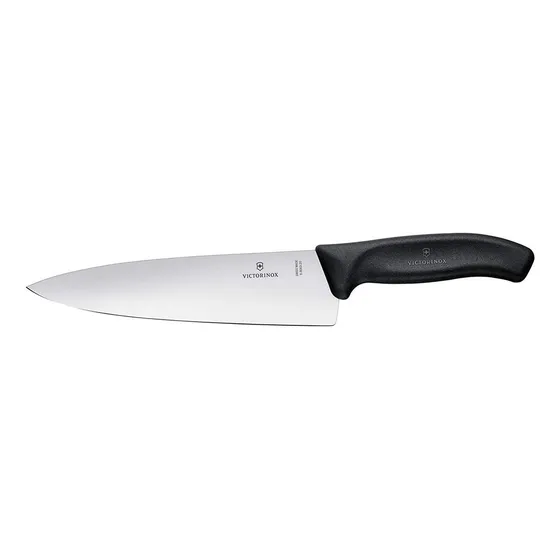 Cuchillo Para Trinchar Swiss Classic Negro Hoja 20 Cm