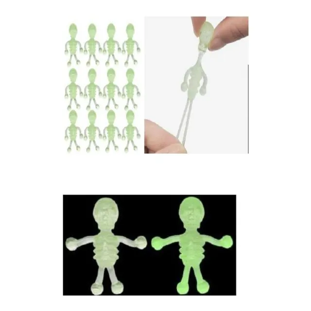 Pack 10 Esqueletos Que Se Estiran - Sorpresas, Piñateria