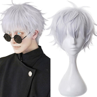 Yo ~ Nu Peluca Jujutsu Kaisen 28 Cm Cosplay Satoru Yo ~ Nu Peluca Jujutsu Kaisen 28 Cm Cosplay Satoru