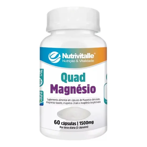 Blend Magnesio Taurato Dimalato Citrato Bisglicinato 60 Caps Sin Sabor