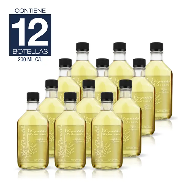 Tequila Don Ramón Reposado Ánfora 200 Ml Caja 12 Pack
