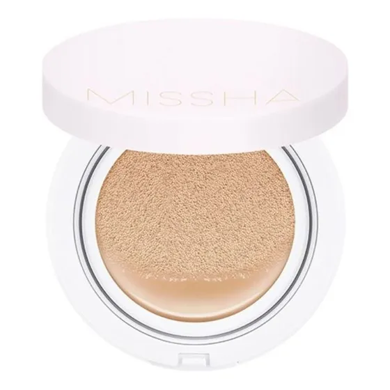 Base de maquillaje líquida Missha Magic Cushion Magic Cushion Cover Lasting Beauty Care tono 21 light beige - 15mL 15g