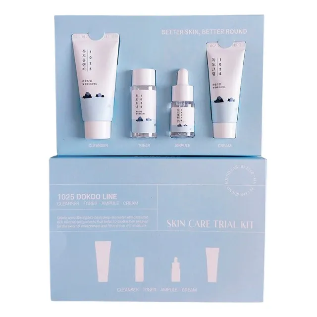 1025 Dokdo Trial Kit Cleanser 30ml + Toner 20ml + Ampule 10