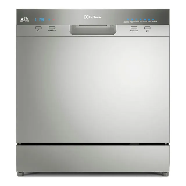 Lava-louças Electrolux 8 Serviços Inox (ll08s) Cor Aço Inoxidável 127v