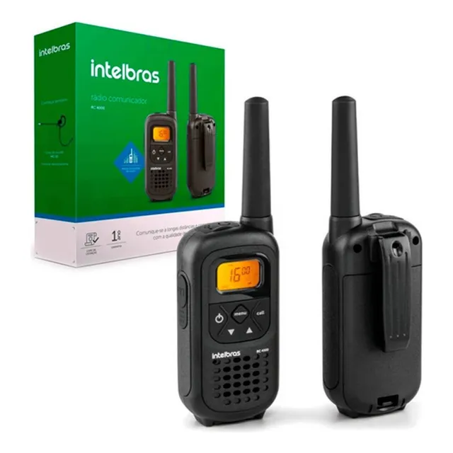 Radio Comunicador Handy Intelbras Rc 4002 (el Par) 10 Horas