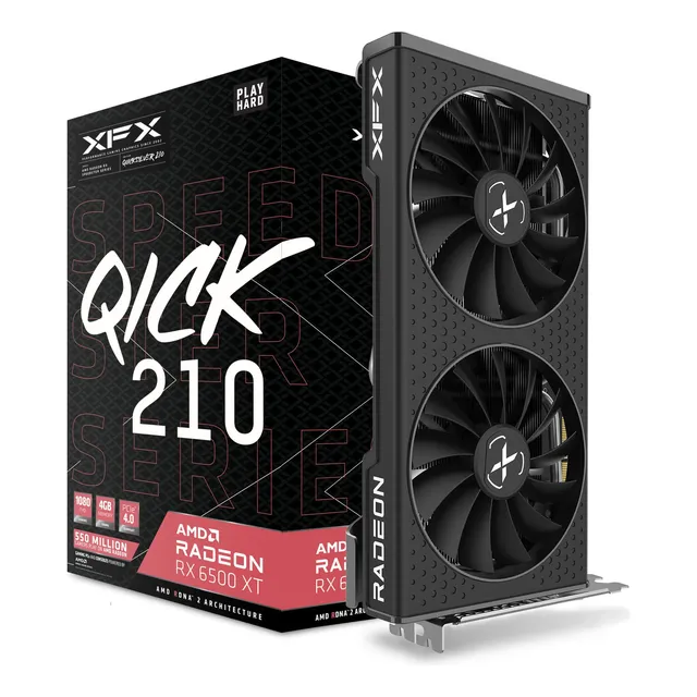 Tarjeta Gráfica Para Juegos 4 Gb Gddr6 Hdmi Radeon Rx 6500xt