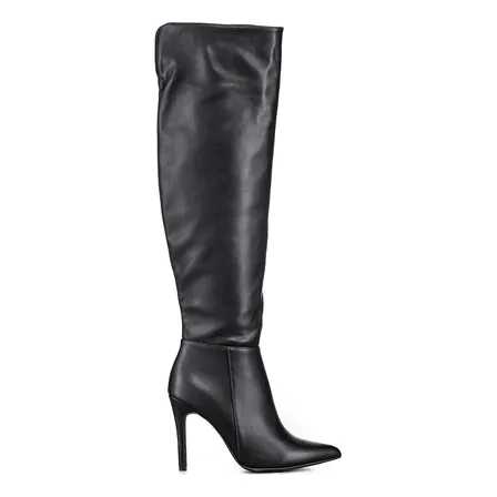 Botas Largas Mujer Eco Cuero De Moda Clasico Weide Czy600