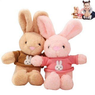 2pc Peluche Cariñoso Sweater Rabbit Kawaii Para 30cm 2pc Peluche Cariñoso Sweater Rabbit Kawaii Para 30cm
